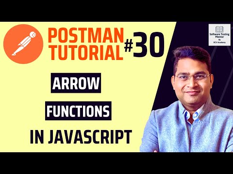 Postman Tutorial 30 Arrow Functions In Javascript