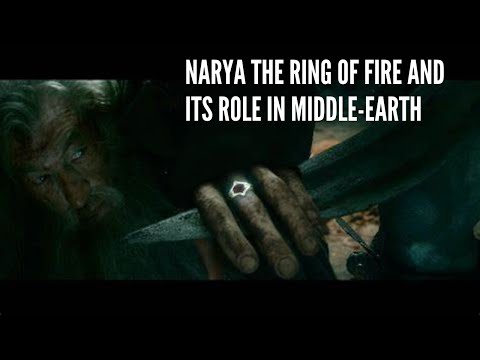 Narya The Ring of Fire and Its Role in Middle earth