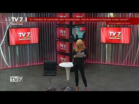Tv7 con Voi sera del 7/11/2017 - In Veneto la consulta per l'economia (1 di 6)