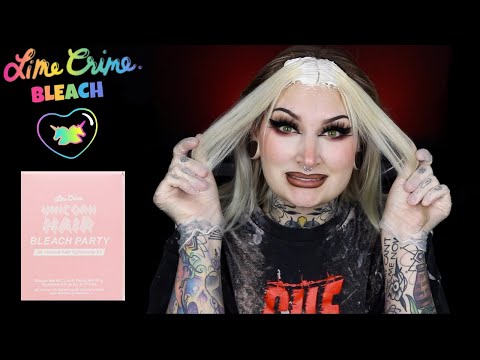 Trying Lime Crime Bleach Party Kit!