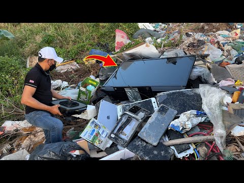 😍Wow...! Found Smart TV - iPad Pro & Phone in Trash | Restore Samsung S20 Ultra Cracked