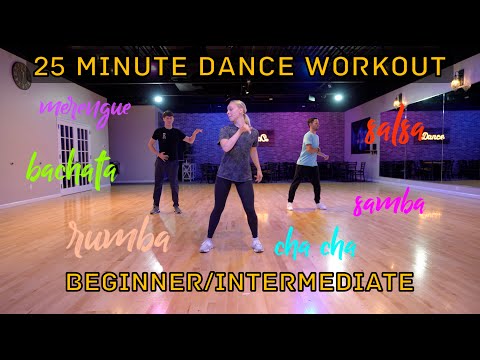 Easy To Follow 25 Minute Beginner / Intermediate Dance Workout