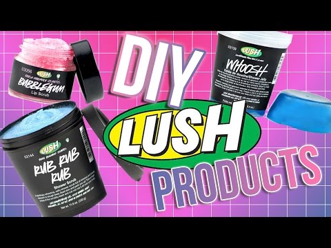 DIY LUSH PRODUCTS! | DIY Shower Jelly, DIY Rub Rub Rub Scrub & More!