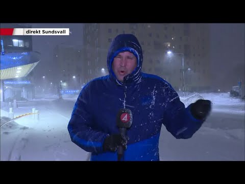 Snöovädret – ”Det är ett allvarligt läge” - Nyheterna (TV4)