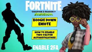How To Get 2FA On Your Fortnite Account Chapter 2 Season 7 PS4 PS5 XBOX SWITCH PC