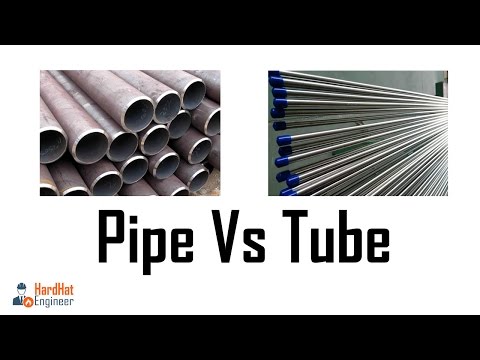What is the difference between Pipe and Tube? Pipe  Vs Tube Video