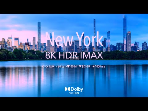 New York 🇺🇸  8K HDR Timelapse ｜ Dolby Vision™｜ Micro LED | Vision Pro