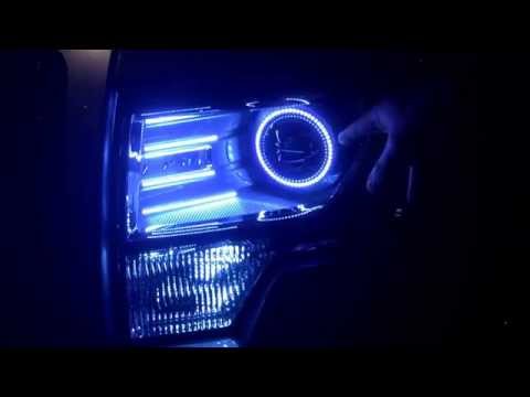 Plainansimple1 2010 Ford F150 Custom HID Headlight Build w/ Oracle LED Halo and Strips