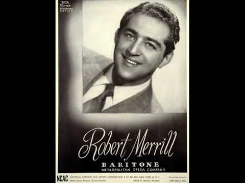 ROBERT MERRILL SINGS   MOONLIGHT AND ROSES  edwin lemarre  1945