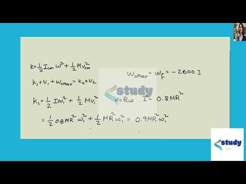 A 392 N wheel comes off a moving truck and rolls without slipping along a highway  At the bottom off