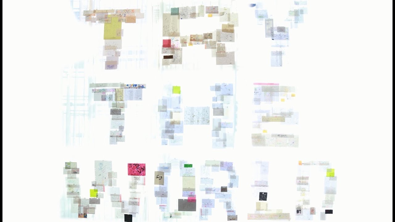 世界の「ためしがき」コレクション (Tameshigaki Art) × RYLL (RAM WIRE) コラボMV  「Try The World」