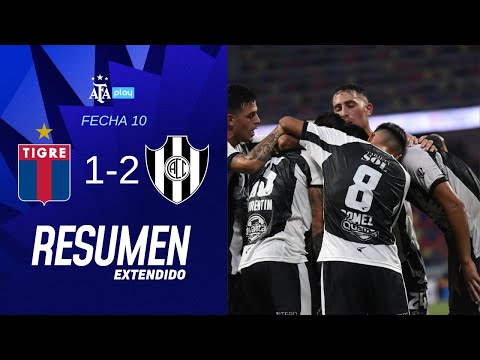 Tigre 1 vs. Central Córdoba (Santiago del Estero) 2 |#TorneoApertura2025|Resumen Extendido| Fecha 10