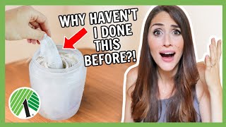 DIY DISINFECTING WIPES using all stuff from the Dollar Tree 