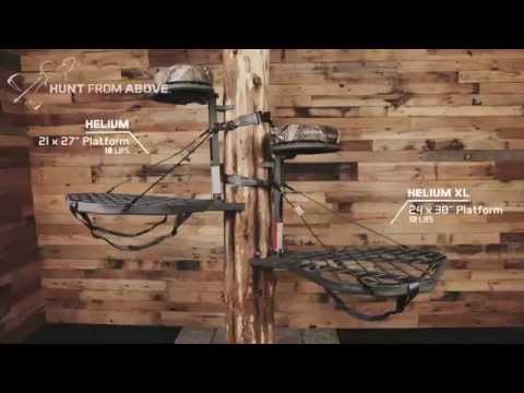 HAWK® Helium Series - Aluminum Hang-On Treestands