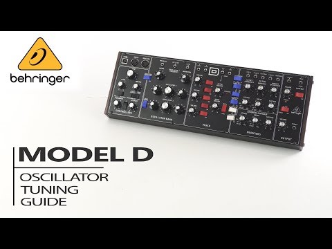 BEHRINGER MODEL D OSCILLATOR TUNING GUIDE