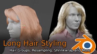 Realistic Long Hair in Blender