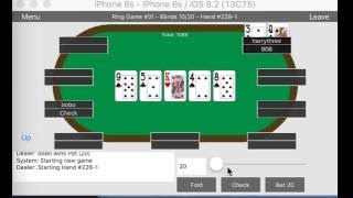 Poker Mavens Mobile App - Rough Progress