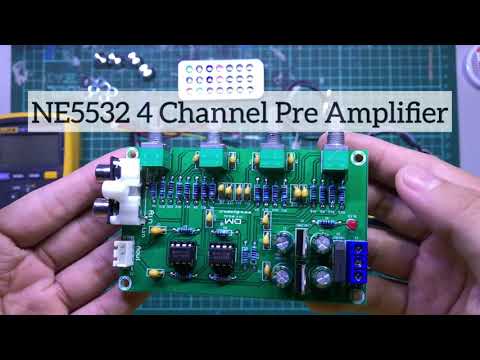 Mini Power Amplifier Project: Decoder Board, NE5532 Pre Amplifier and TPA3116 Power Amplifier