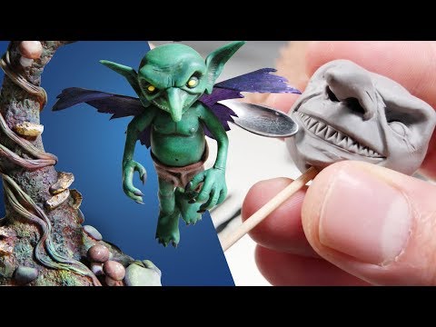 I Made a FLYING Goblin Fairy / Imp - Polymer Clay Tutorial - Sculpting YOUR Requests E08