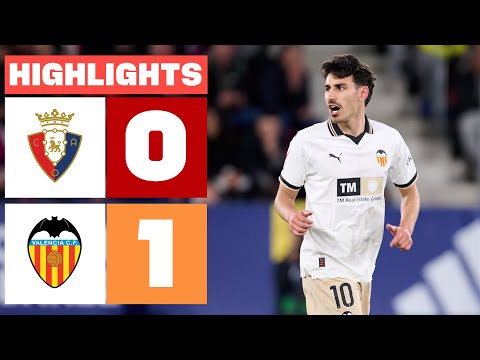 Resumen de Osasuna vs Valencia Matchday 31