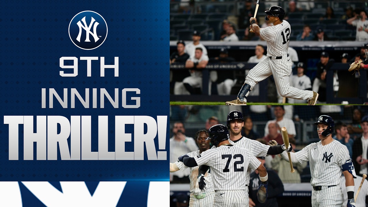 FULL INNING: Yankees WALK IT OFF in the bottom of the 9th to win a THRILLER! 🔥😯