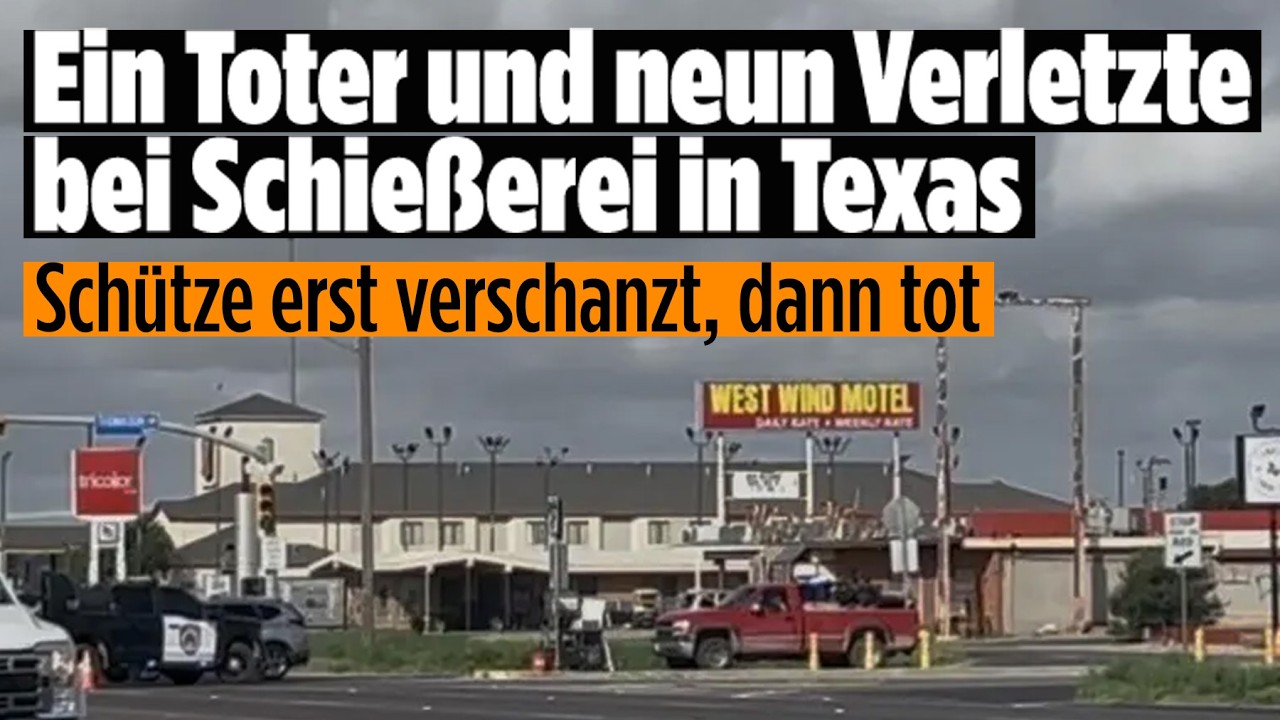 Schüsse in Texas: Schütze verschanzt sich in Gebäude – Ein Toter und mehrere Verletzte