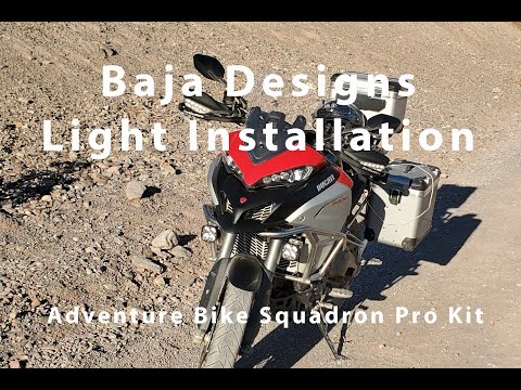 Baja Designs Lights Installation on 2020 Ducati Multistrada Enduro 1260
