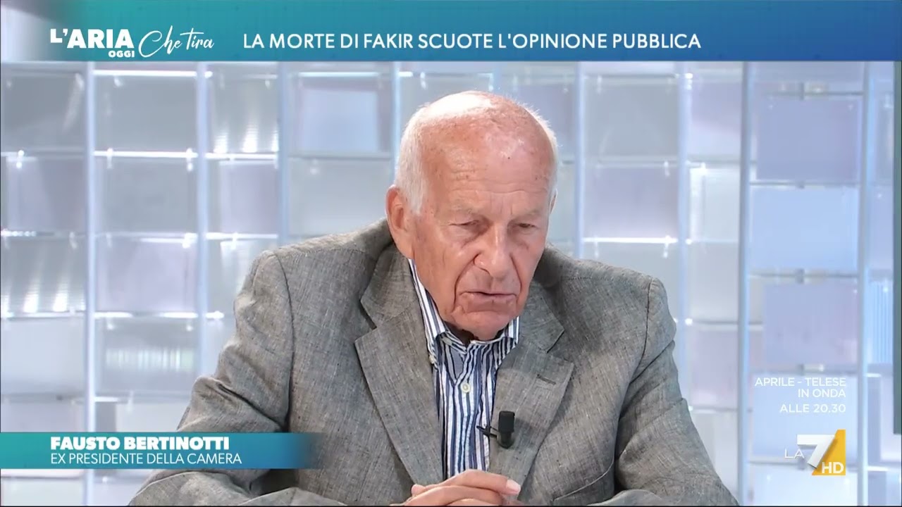 Morte Fakir, Bertinotti: "Non ci si può abitare alla violenza"