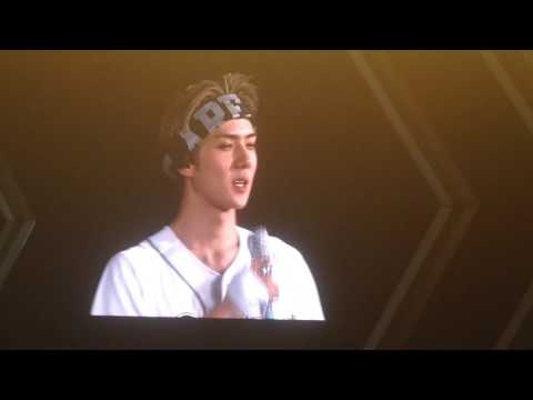 160910 EXO PLANET #3 - The EXO'rDIUM – in BANGKOK - SEHUN Ment