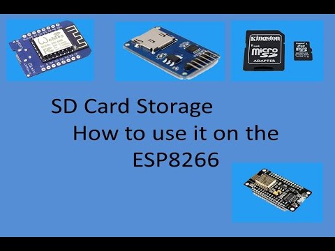 Tech Note 016 - (SEE MY NOTES BELOW) How to Use SD Cards with the ESP8266