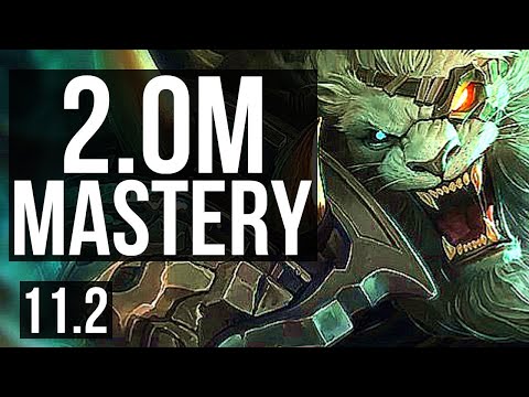 RENGAR vs VIEGO (JUNGLE) | 2.0M mastery, 1000+ games, 9/3/9, Rank 12 Rengar | BR Master | v11.2