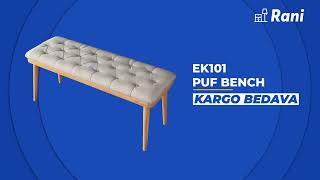 Rani EK101 Krem Bench