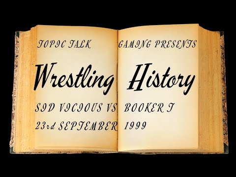 Wrestling History Sid Vicious VS Booker T WCW Thunder 23rd September 1999