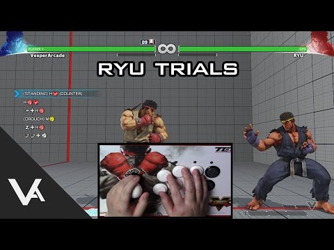 Street Fighter V / 5 Trial Mode - Ryu