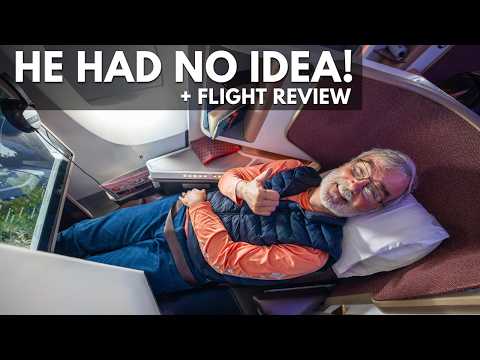 I Upgraded My Dad to First Class and Didn’t Tell Him