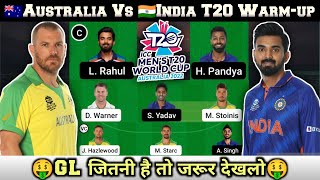 AUS vs IND Dream11 Prediction, Australia Vs India T20 World Cup, IND vs AUS Dream11 Team Today Match