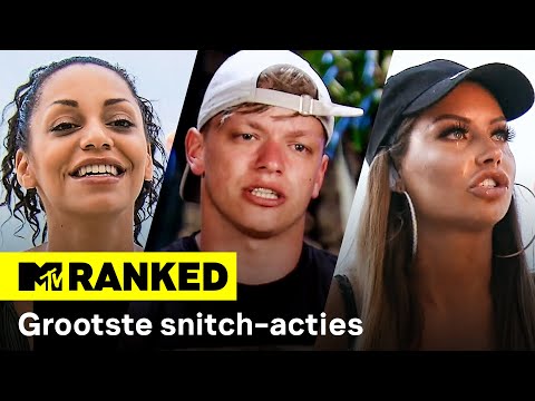 De 5 GROOTSTE SNITCH-ACTIES uit Ex on the Beach: Double Dutch S1 t/m 7 | MTV Ranked: EOTBDD
