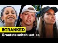 De 5 GROOTSTE SNITCH-ACTIES uit Ex on the Beach: Double Dutch S1 t/m 7 | MTV Ranked: EOTBDD