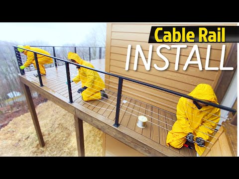 Cable Rail Install | Stainless Muzata Brand from Amazon.com