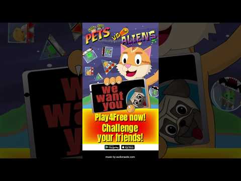 Pets vs Aliens - Cat and Dog