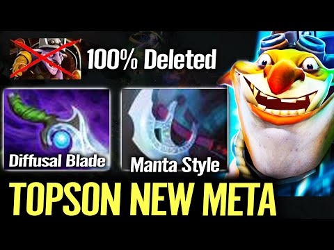 TOPSON Techies 9m Diffusal Blade - 7.33 Dota 2 New Meta 100% Deleted Timbersaw