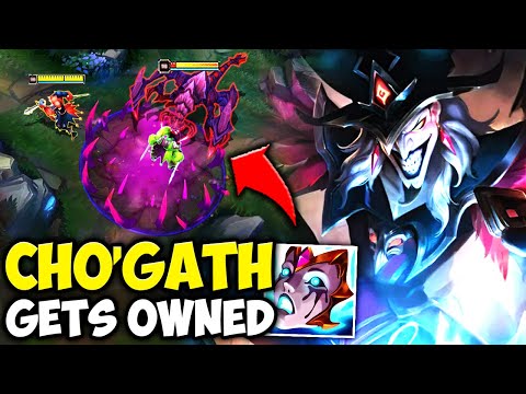 Pink Ward makes the Enemy Cho'Gath DIZZY with these Shaco mechanics