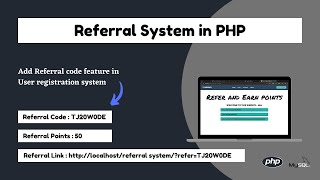 Referral System in PHP and MySQL