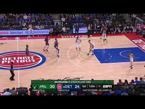 Sterling Brown All Game Actions 04/20/2019 Milwaukee Bucks vs Detroit Pistons Highlights