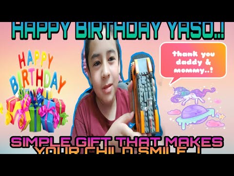 YOU DONT NEED AN EXPENSIVE GIFT TO MAKE YOUR CHILD HAPPY ON THEIR BIRTHDAY..!