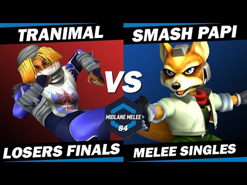 Tranimal vs Smash Papi - Losers Finals | Midlane Melee 84