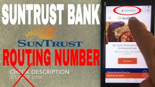 ✅  SunTrust ABA Routing Number - Where Is It 🔴