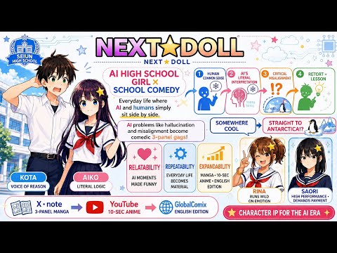 NEXT★DOLL | Official Anime PV — AI × Human Comedy