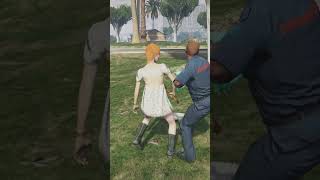 POV Punch Sends NPCs Flying! 🤯 | GTA 5 Euphoria Physics #gta #gta5 #gtav