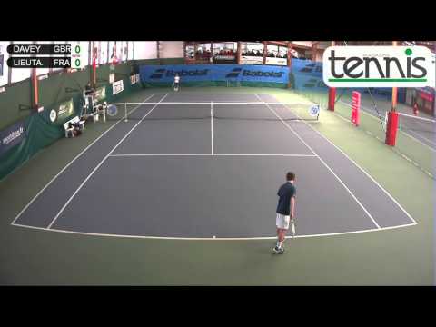 DAVEY ( GBR) vs LIEUTAUD ( FRA) - Open Super 12 Auray Tennis